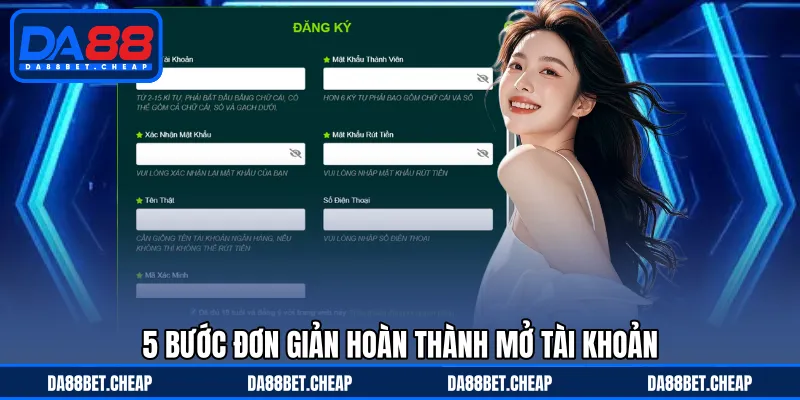 Đăng Ký DA88 - Mở Tài Khoản Đơn Giản, Thành Công Ngay